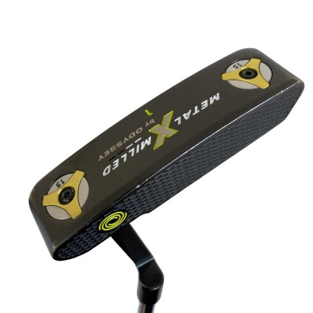 【】 オデッセイ L-X MILLED #1 34インチ パター PT スチール (フレックスその他) メンズ 男性用 右利き 右用 Dランク ゴルフクラブ