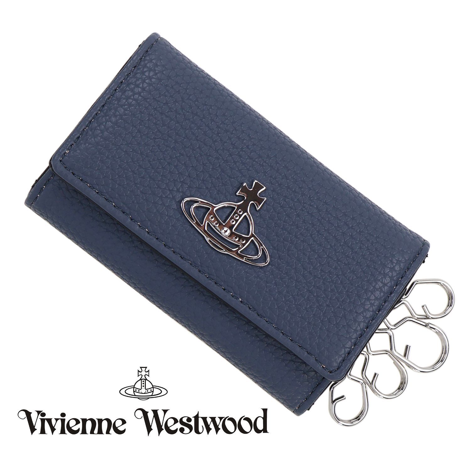 Vivienne Westwood ヴィヴィアンウエストウッド キーケース 4連 ブルー