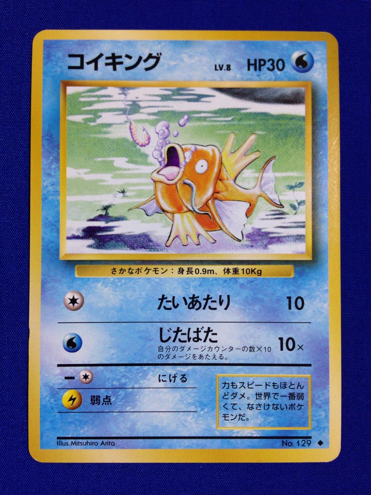 コイキング 旧裏 ポケカ ポケモンカード 第1弾 拡張パック マークあり
