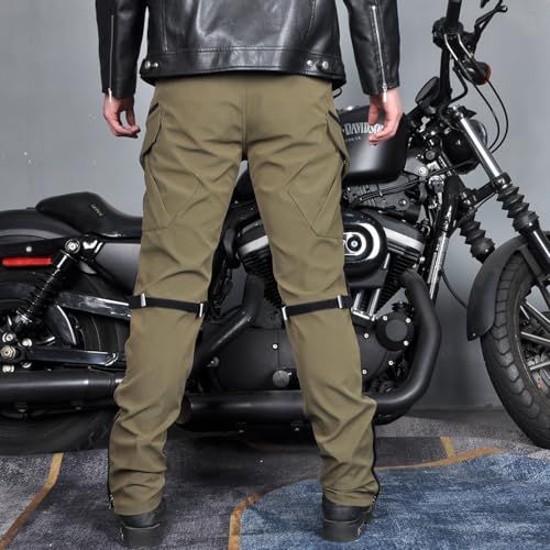 新品 RENHE バイクパンツ メンズ ライディングパンツ 春夏秋 バイク用 