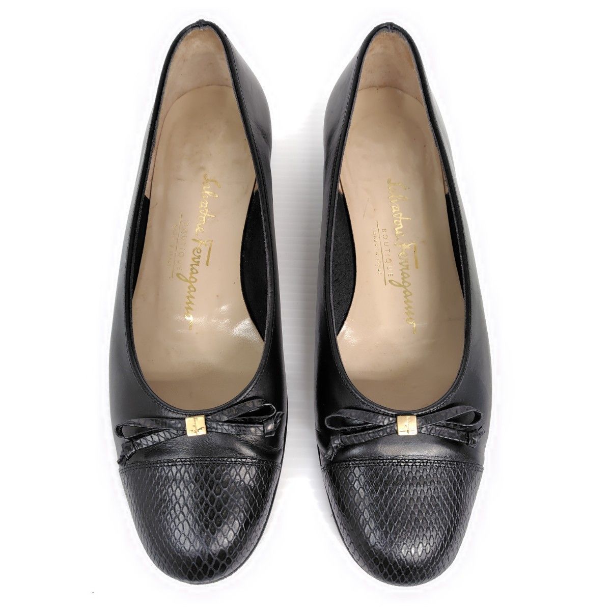Salvatore Ferragamo フェラガモ フラットシューズ 7C パンプス 