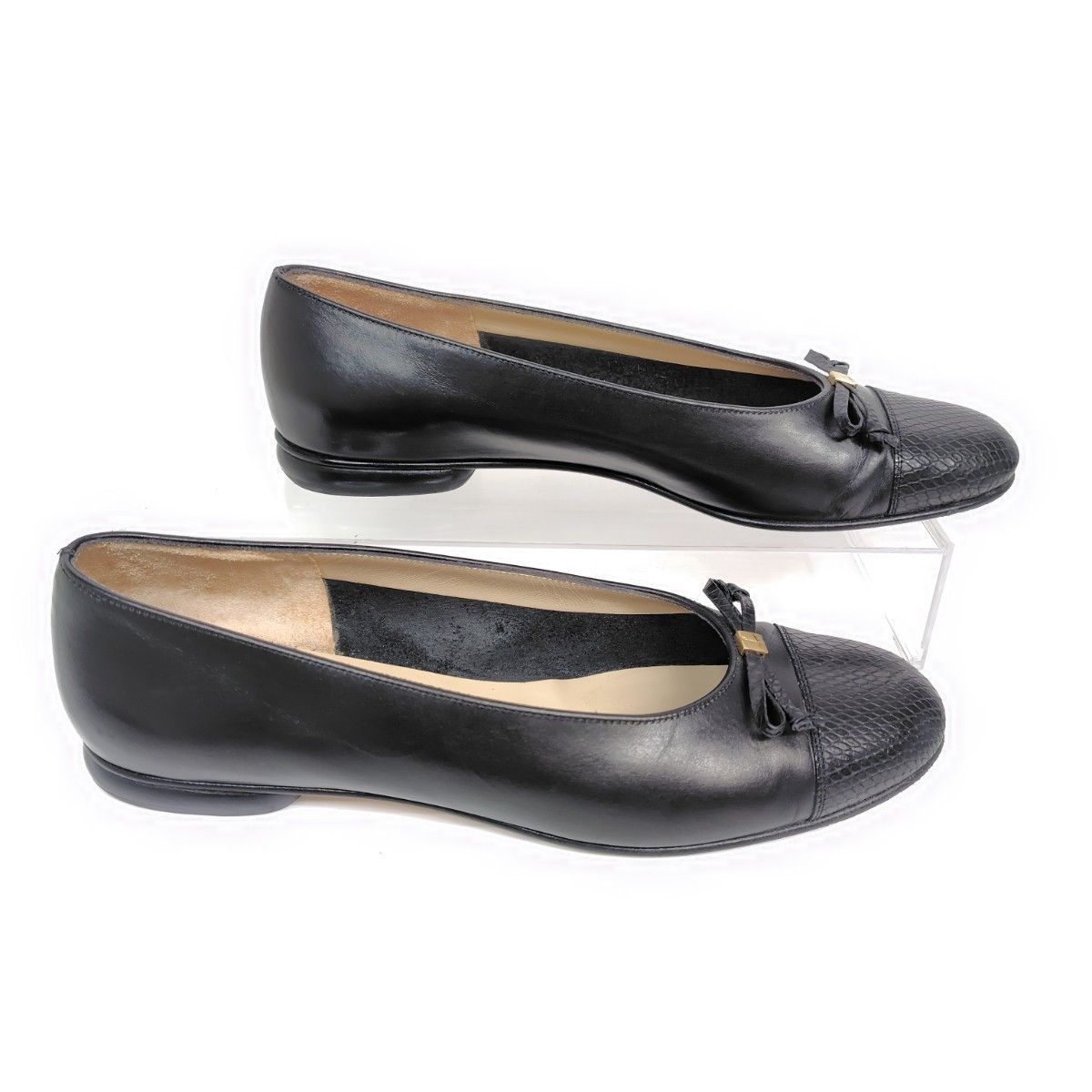 Salvatore Ferragamo フェラガモ フラットシューズ 7C パンプス 