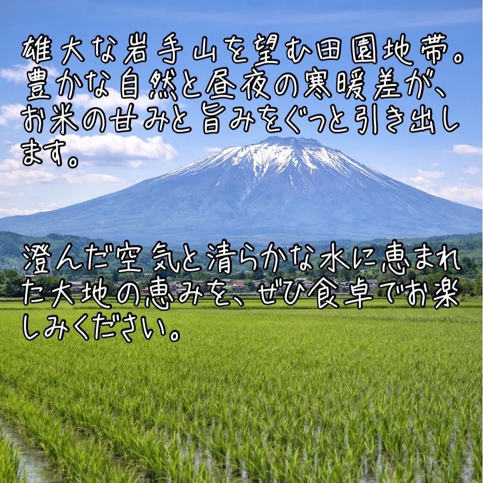 令和7年産 岩手県産「あきたこまち」玄米 30kg 検査1等米 送料込み