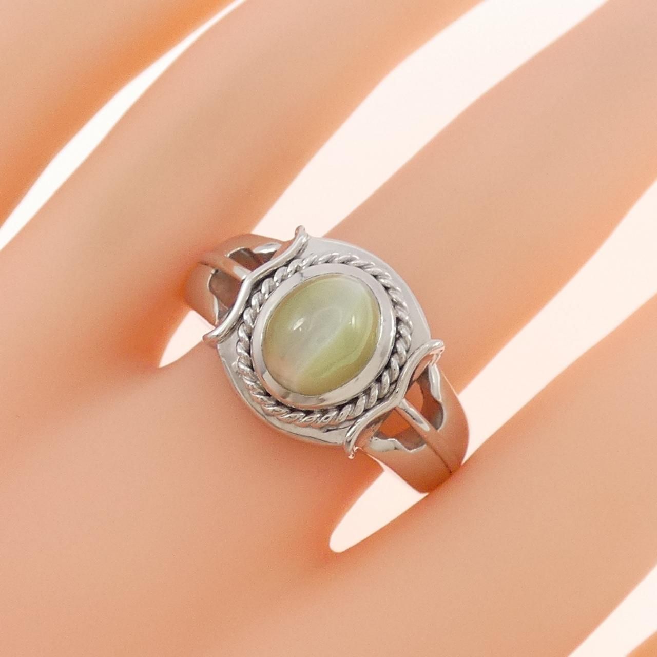 PT900 クリソベリルキャッツアイ リング 4.075CT - メルカリ