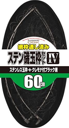 新品 OGK 大阪漁具 ステン磯玉枠セット4(網/布袋付) 60cm OG612460 カラー:シルバー(枠)