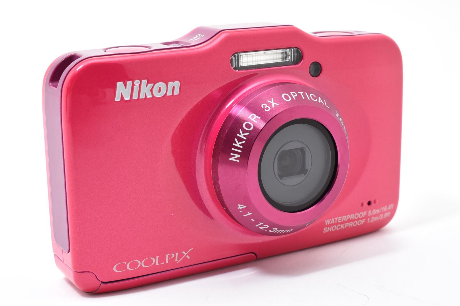 返品保証】☆良品☆ ニコン Nikon COOLPIX S31 クールピクス 白 ピンク