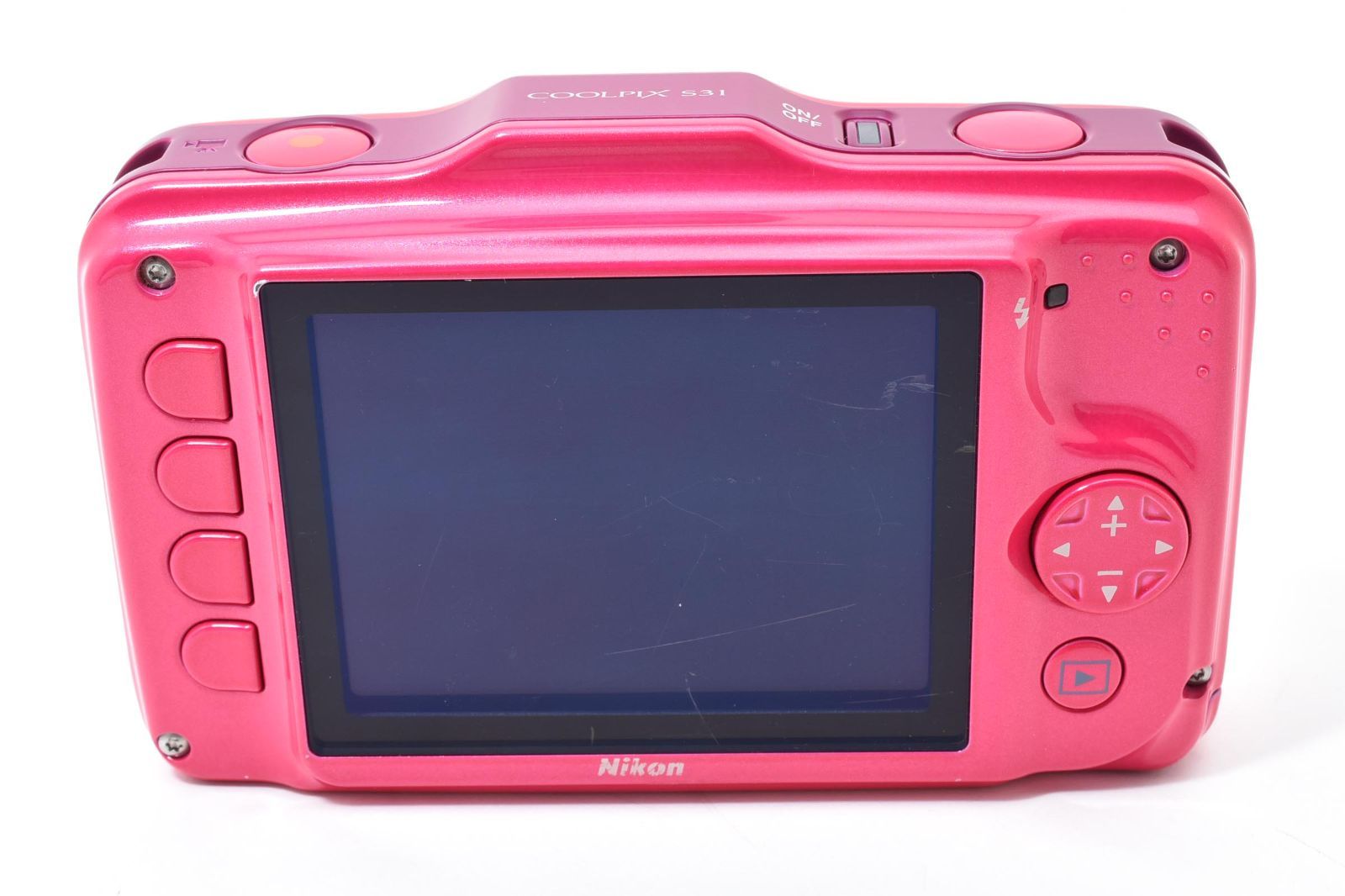 返品保証】☆良品☆ ニコン Nikon COOLPIX S31 クールピクス 白 ピンク
