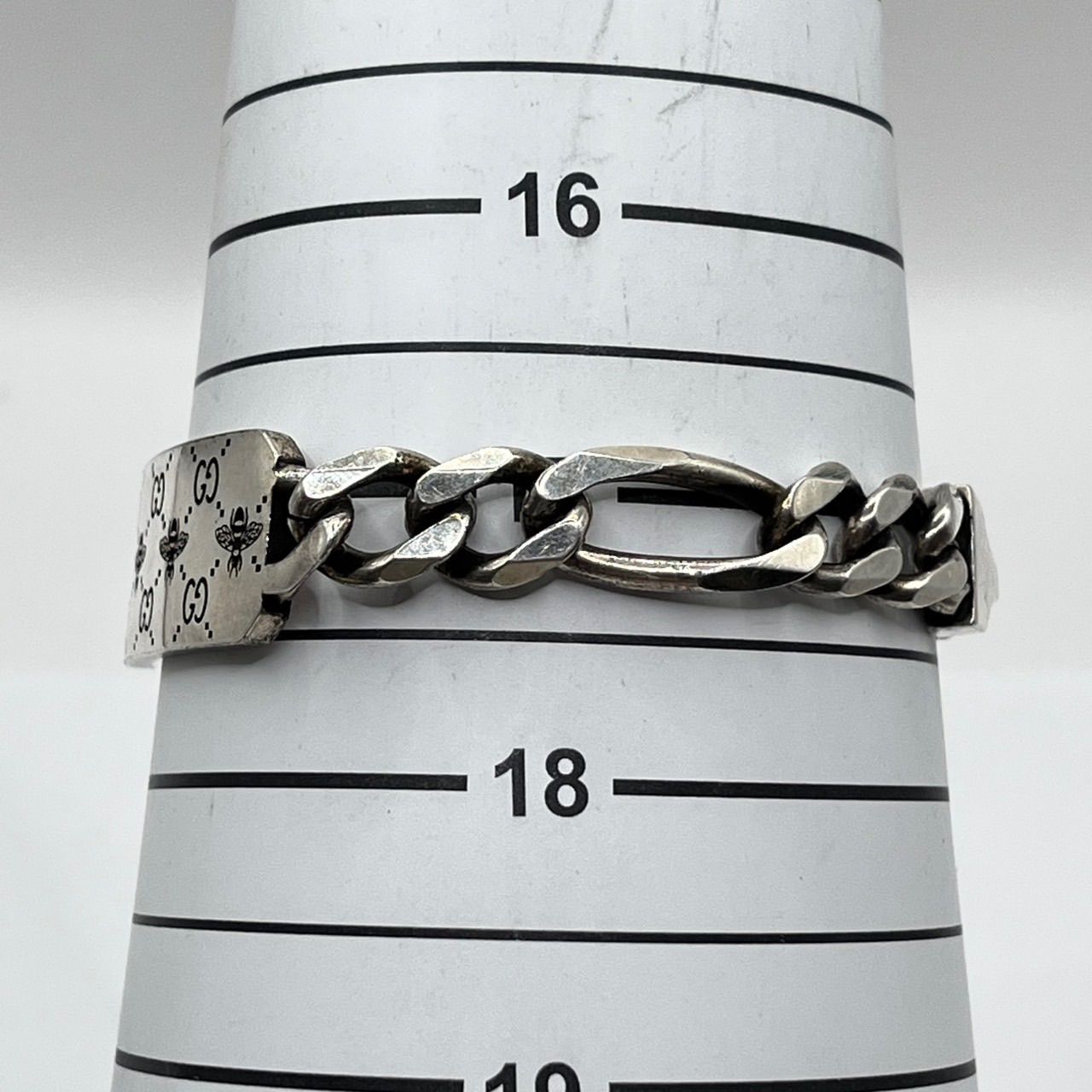 GUCCI グッチ728264 GG Bee Engraved Bracelet エングレービング AG925 