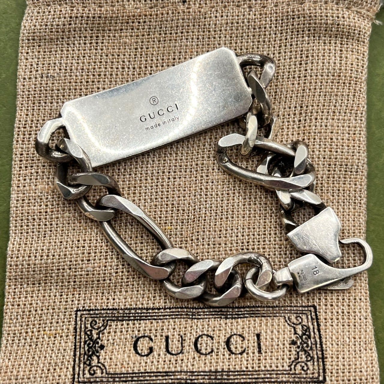 GUCCI グッチ728264 GG Bee Engraved Bracelet エングレービング GUCCI グッチ728264 GG Bee Engraved Bracelet エングレービング