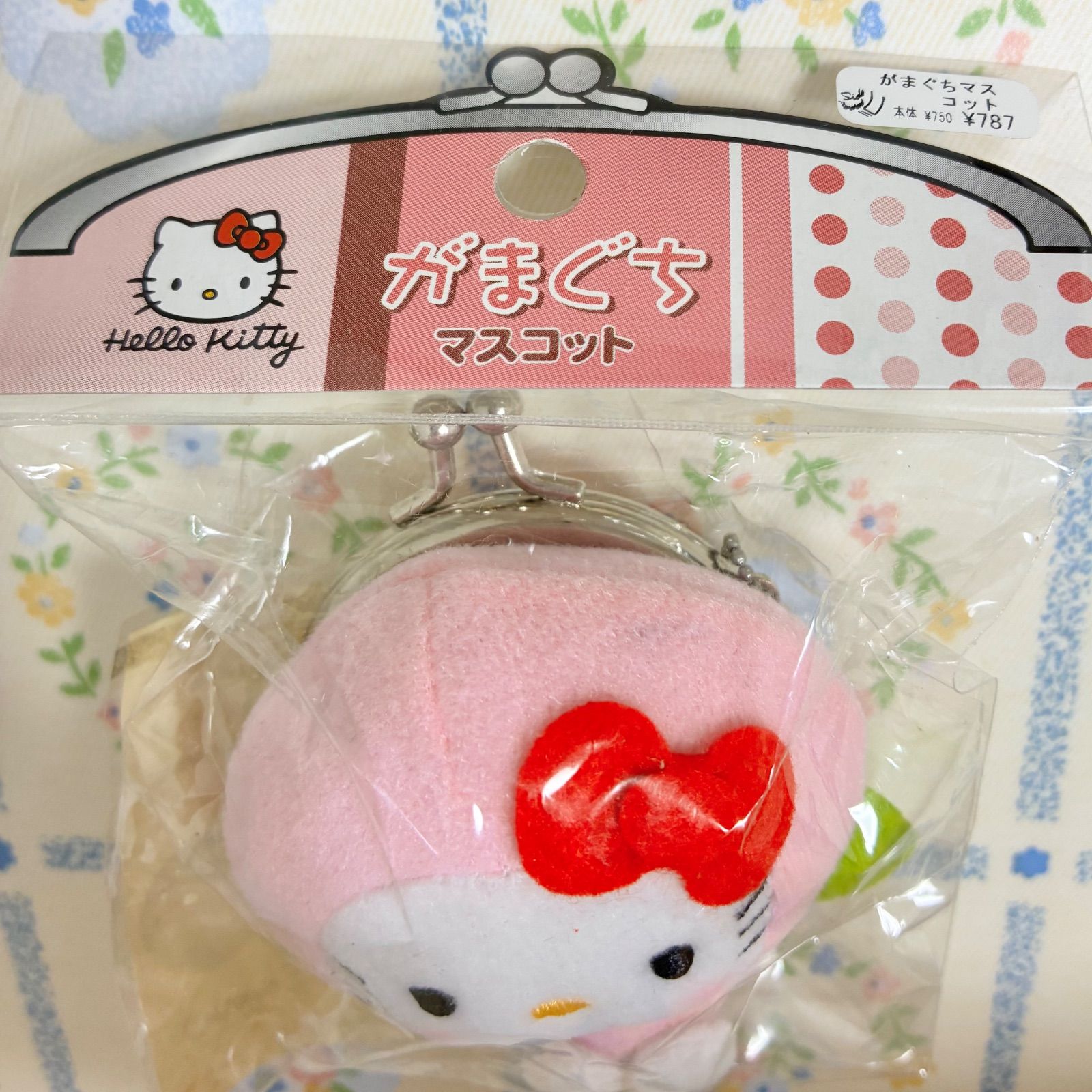 【ハローキティ　がまぐちマスコット　桃　もも】 ハローキティ がま口｜サンリオオンラインショップ本店 - 公式通販サイト ぬいぐるみ