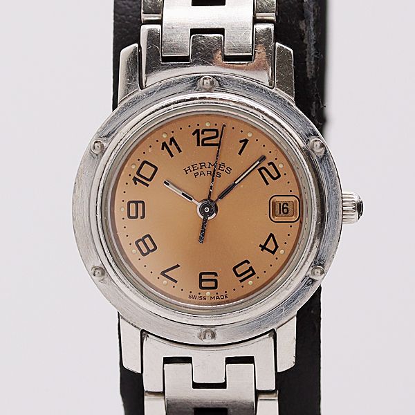 美品 稼働 エルメス クリッパー CL4.210 稼働 Hermes クリッパー 