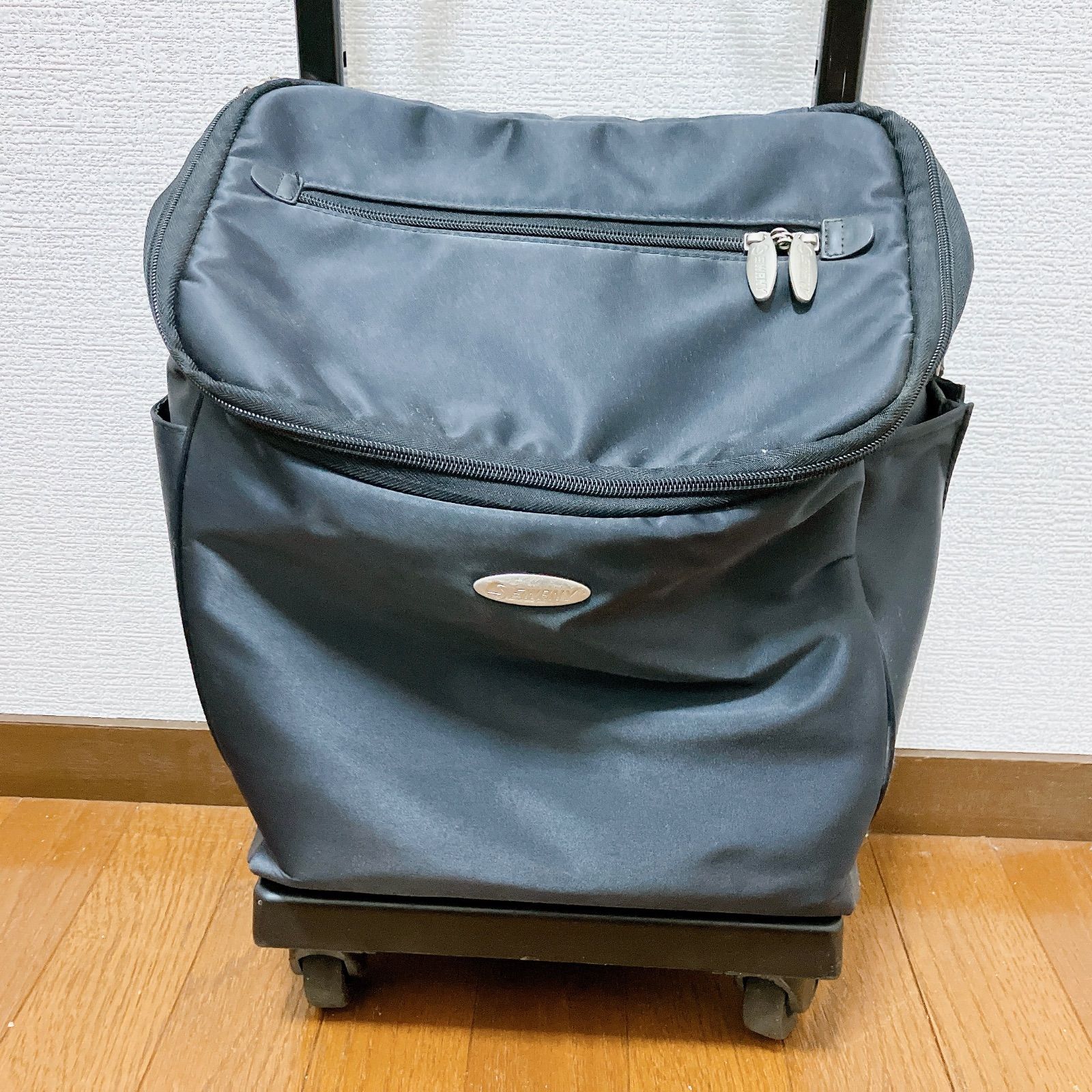 swany スワニー ショッピングカート 四輪 ブラック 高さ調節可能 