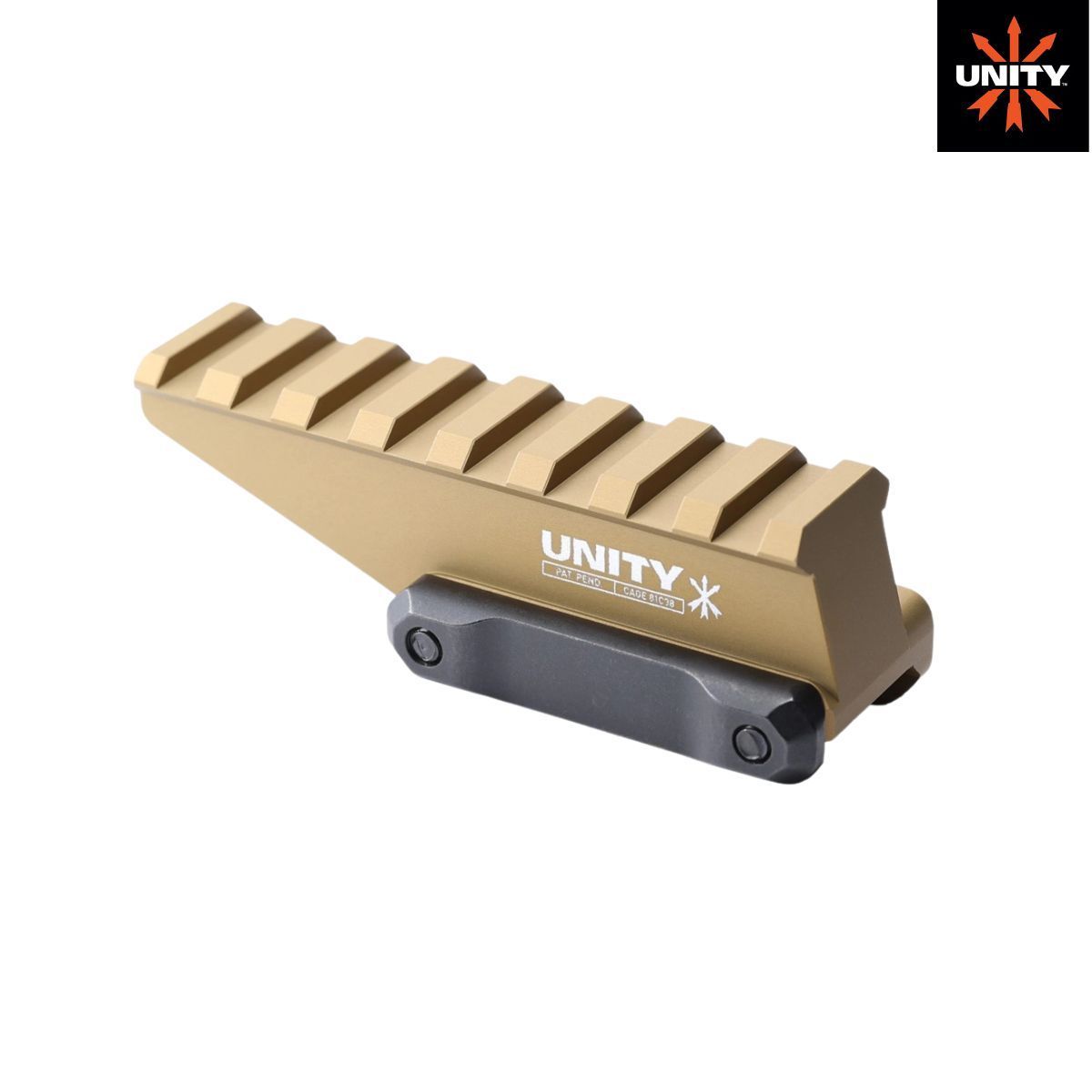 UNITY FAST Absolute Riser ブラック FDE 実物 光学サイト用 ライザー FST-RAB FST-RAF