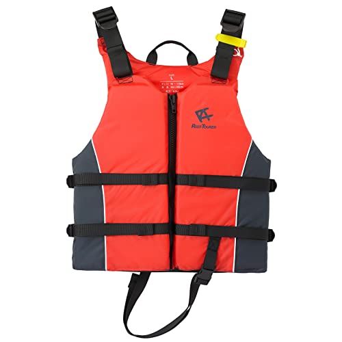 新品 リーフツアラー(REEF TOURER) シュノーケリング スノーケル スノーケリングベスト ホイッスル付き レッド Mサイズ RA0409
