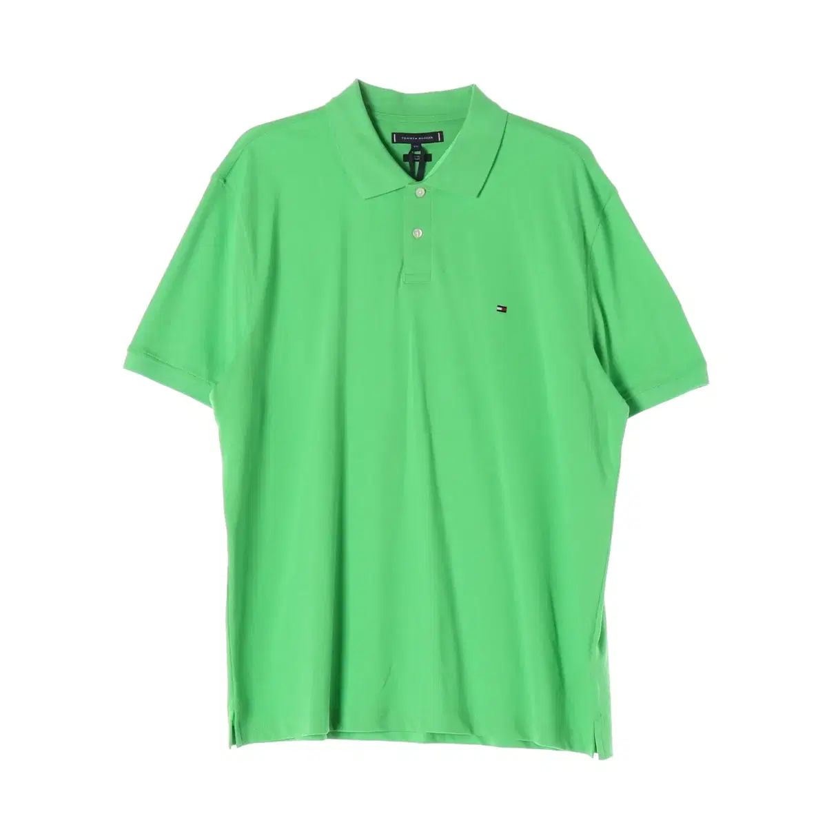 新品) Tommy Hilfiger トミーヒルフィガー グリーン 半袖 カラーT 