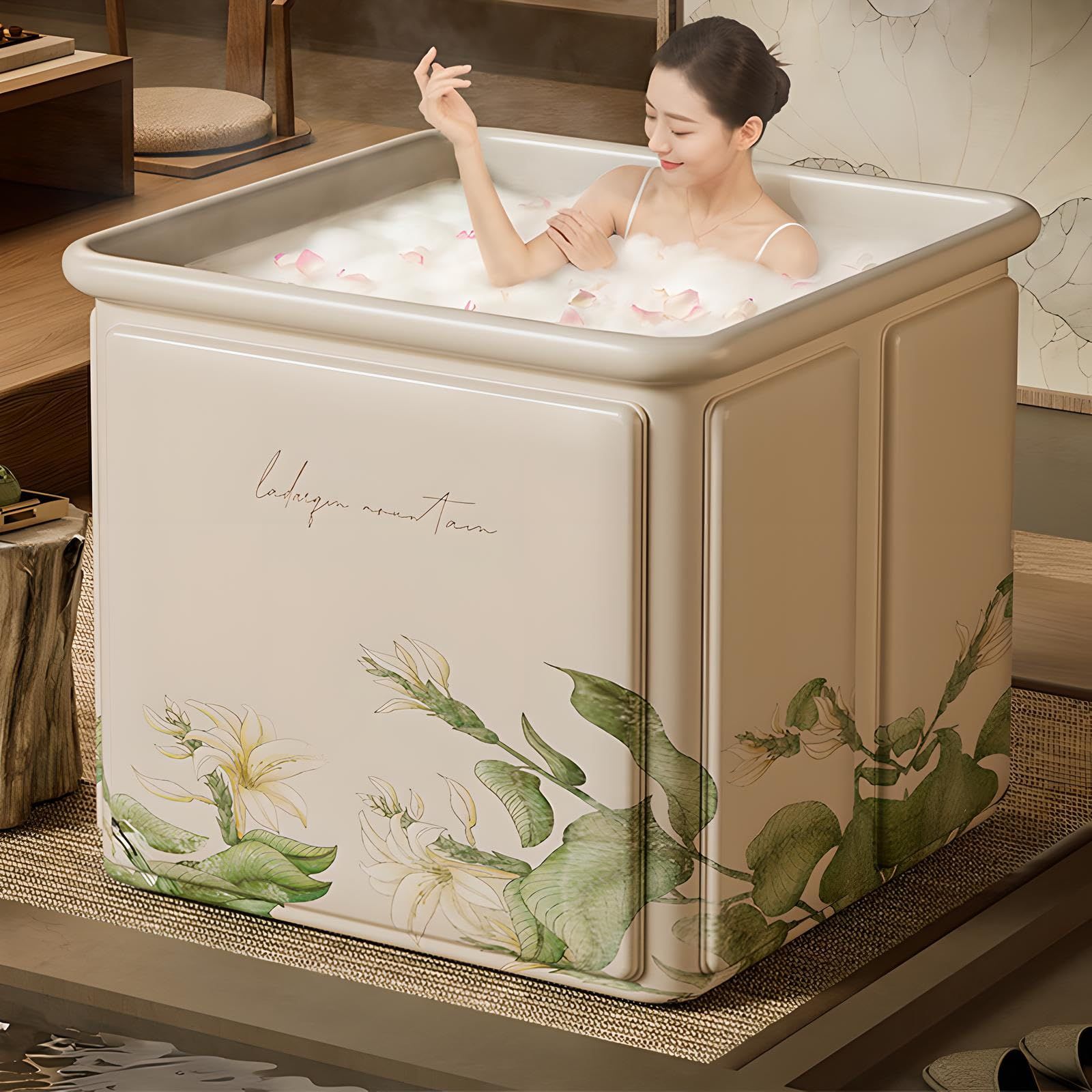 ○値下げ！折り畳みバスタブ4点セット(未使用) 【公式通販】 【新品未 