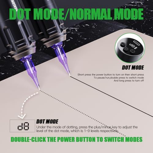 Dragonhawk A1初心者タトゥーキット、ワイヤレスコンプリートプロ
