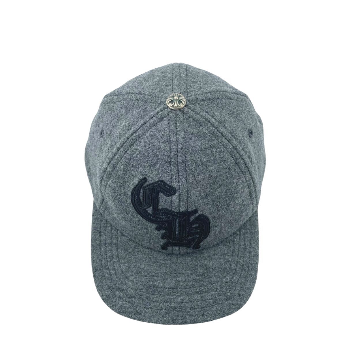 中古】CHROME HEARTS クロムハーツ CHレザーパッチ ウール ベース 