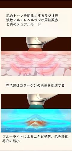 【数量限定】美顔器 1台多役 EMSイオン導入導出 RF美顔器（高周波）智能温度 Amazon.co.jp: 美顔器 1台多役 EMS RF イオン導入導出 超音波 温熱ケア