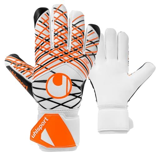 新品 uhlsport (ウールシュポルト) 試合/練習用 サッカー GK キーパーグローブ ソフト ハーフネガティブ コンプ 1011368 01 7サッカー