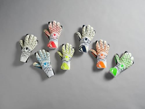新品 uhlsport (ウールシュポルト) 試合/練習用 サッカー GK キーパーグローブ ソフト ハーフネガティブ コンプ 1011368 01 7