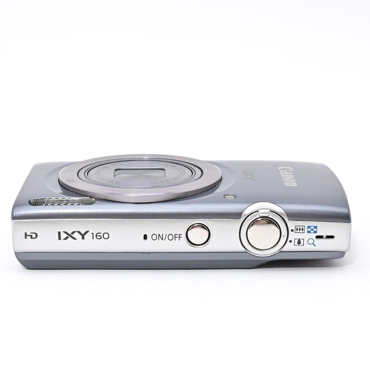 1313＜良品＞ Canon デジタルカメラ IXY160 シルバー 光学8倍ズーム 