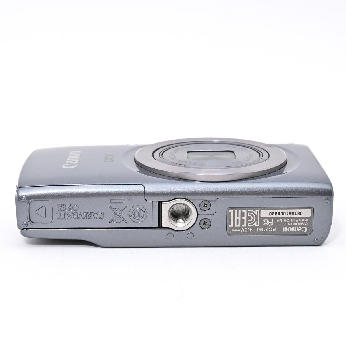 1313＜良品＞ Canon デジタルカメラ IXY160 シルバー 光学8倍ズーム 