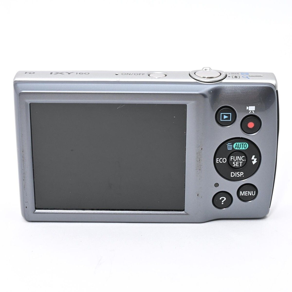 1313＜良品＞ Canon デジタルカメラ IXY160 シルバー 光学8倍ズーム 