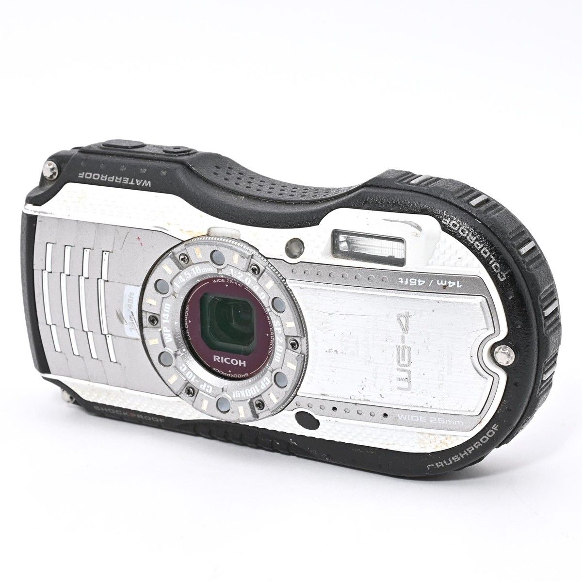 1318＜並品＞ RICOH 防水デジタルカメラ RICOH WG 4 シルバー RICOH WG 