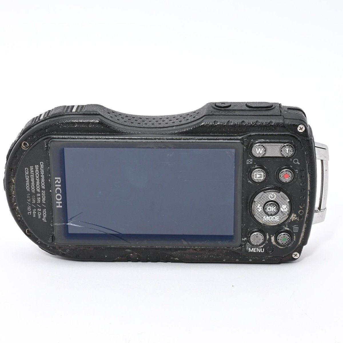 1318＜並品＞ RICOH 防水デジタルカメラ RICOH WG 4 シルバー RICOH WG 