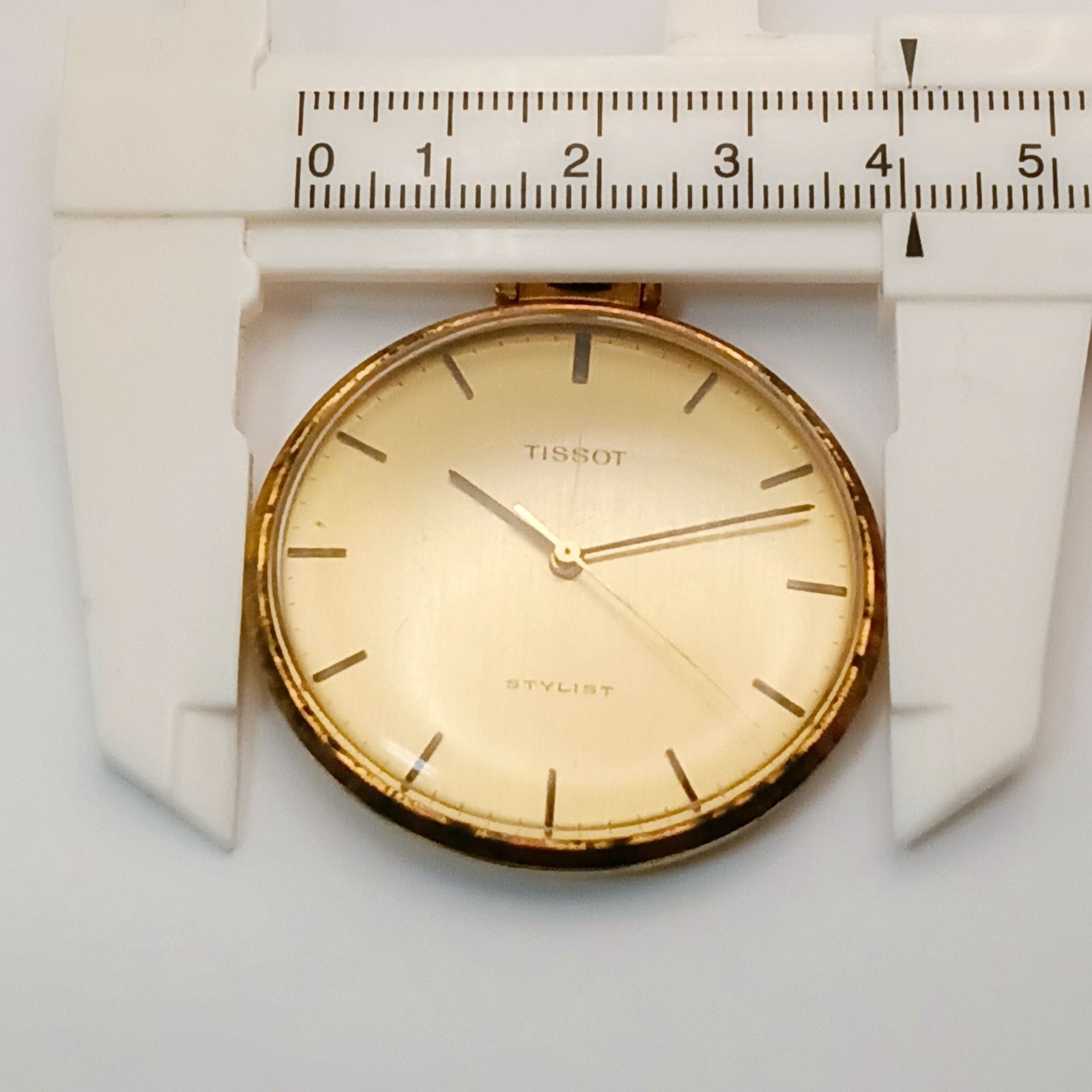 稼働 良品】0325-1 TISSOT STYLIST ティソ スタイリスト 懐中時計 手 