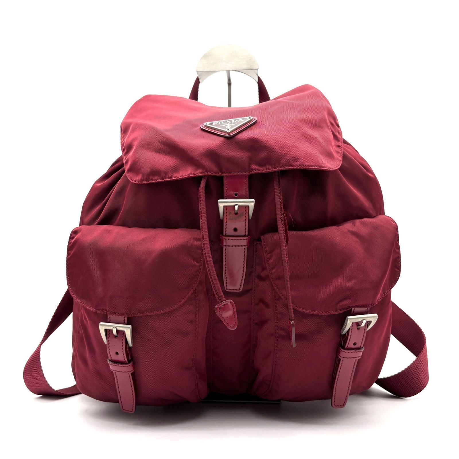 美品 PRADA プラダ ヴェラ バックパック リュックサック テスート