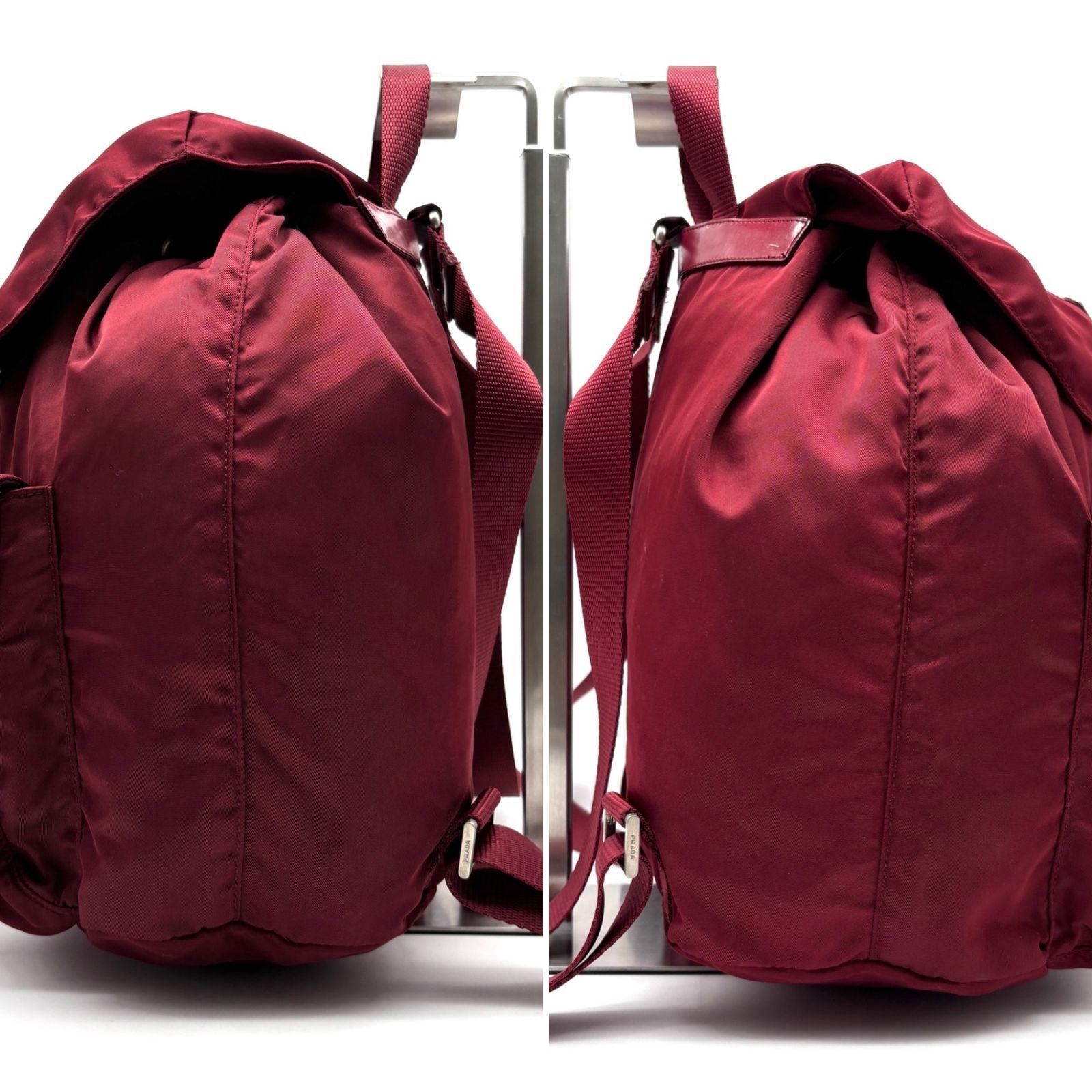 美品 PRADA プラダ ヴェラ バックパック リュックサック テスート