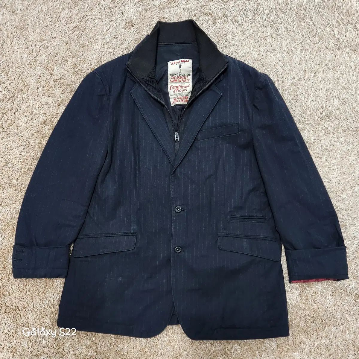 ヴィンテージボックス) ZARA ザラ メンズ ジャケット 正規品 105サイズ 