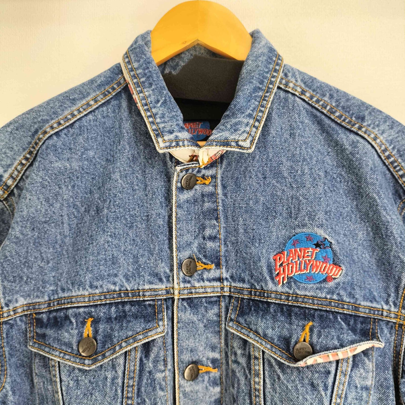 プラネットハリウッド PLANET HOLLYWOOD 90s バック刺繍デニム 