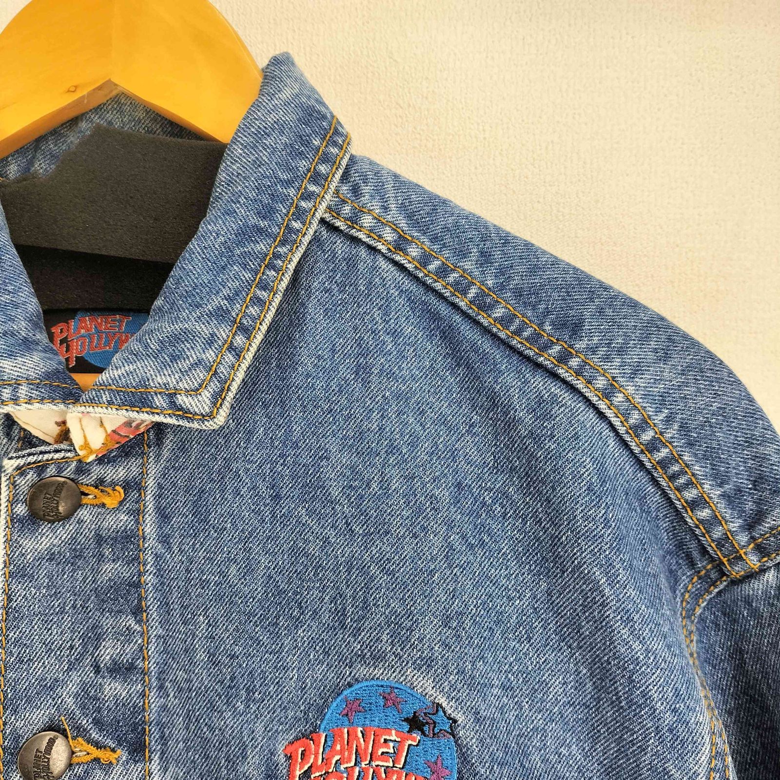 プラネットハリウッド PLANET HOLLYWOOD 90s バック刺繍デニム 