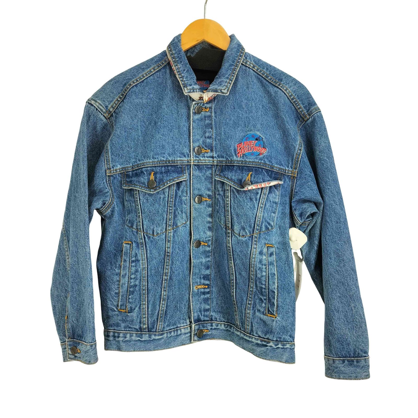 プラネットハリウッド PLANET HOLLYWOOD 90s バック刺繍デニム 