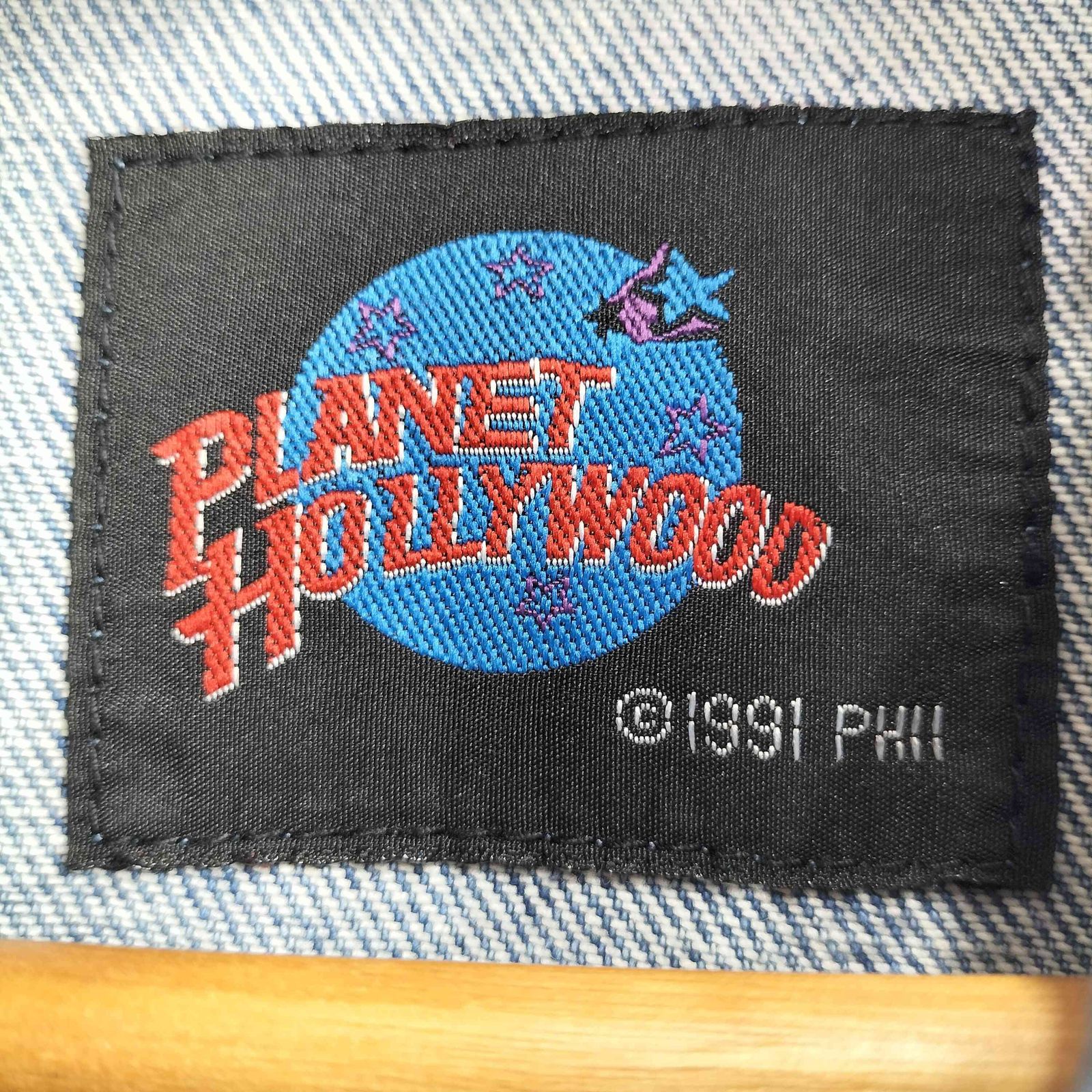 プラネットハリウッド PLANET HOLLYWOOD 90s バック刺繍デニム 
