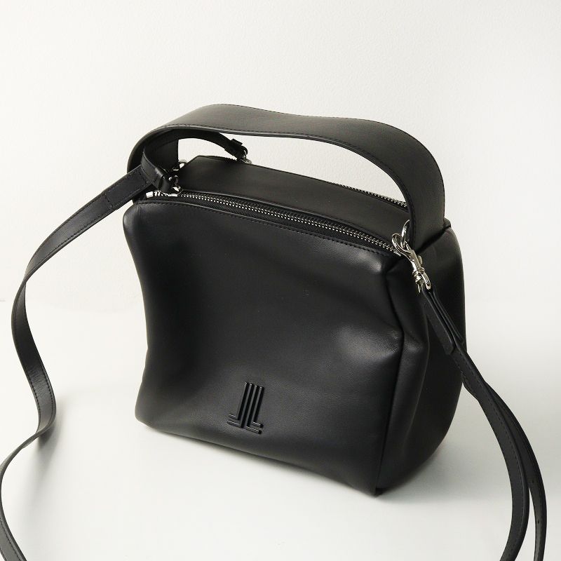極美品 ランバンオンブルー LANVIN en Bleu キューブ 2wayバッグ