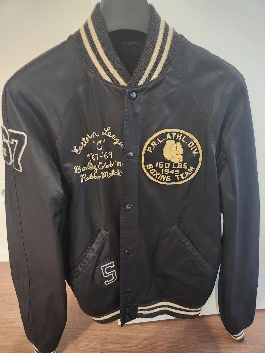 Polo Ralph Lauren ボクシング スタジャン M 黒 リバーシブル POLO