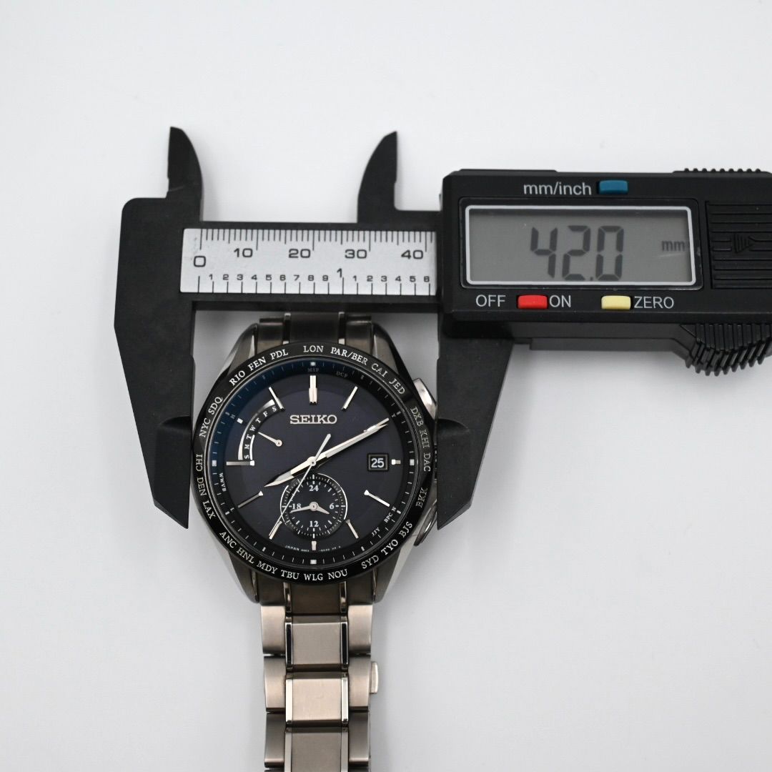 SEIKO セイコー ブライツ ソーラー 腕時計 8B63-0AA0 メンズ ビジネス