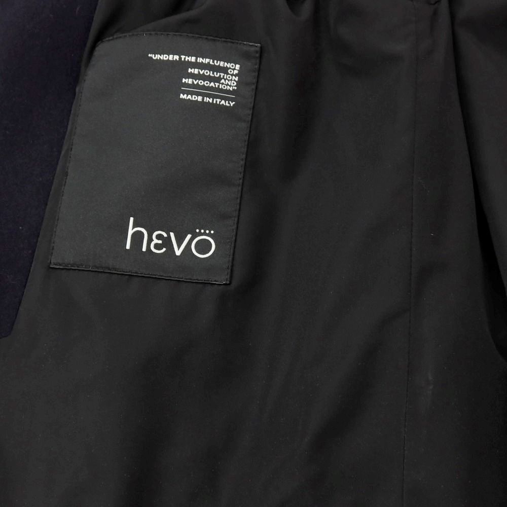 中古】イーヴォ Hevo チェスターフィールドコート ネイビー【サイズ50