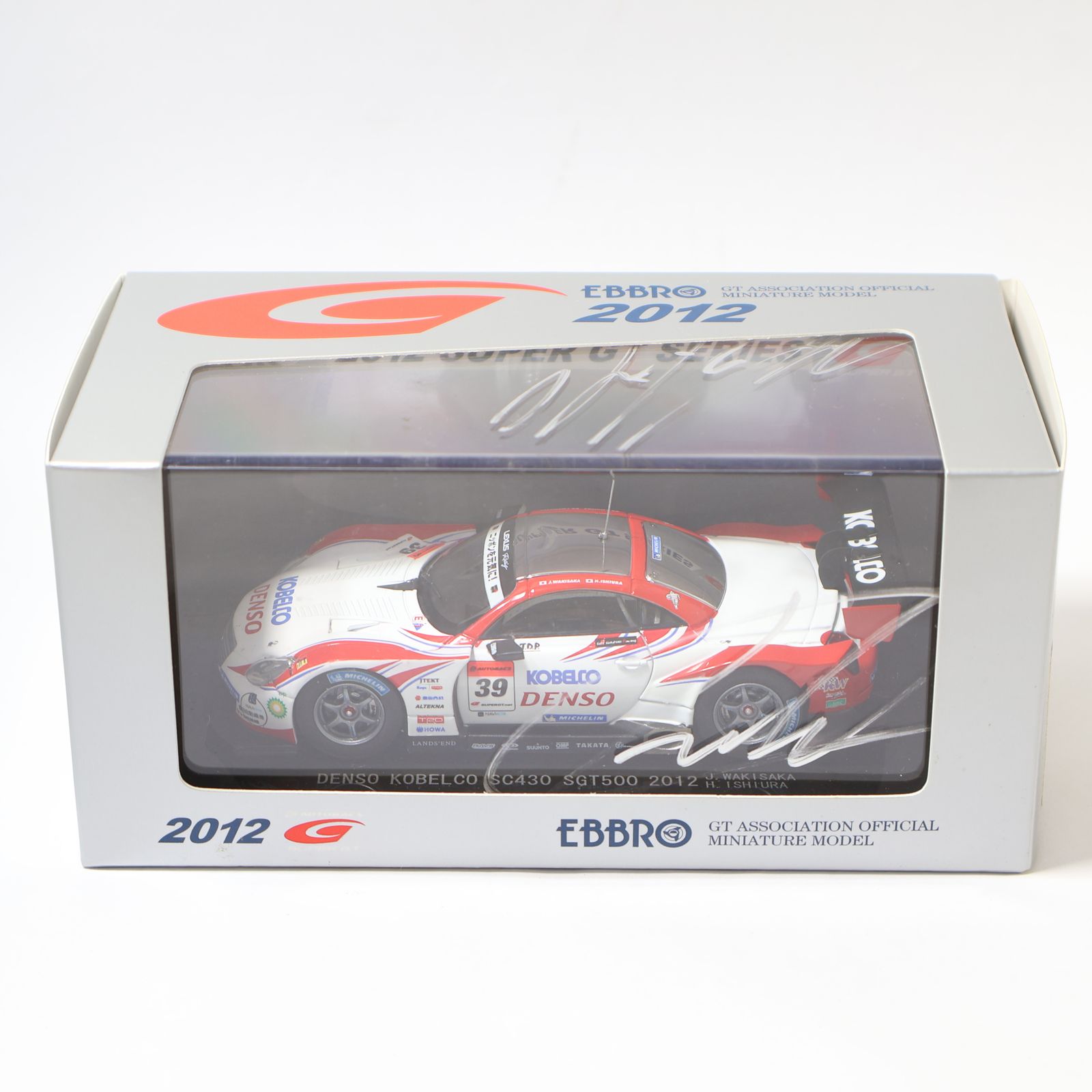 ミニカー EBBRO SUPER GT 2012 DENSO KOBELCO SC430 2012 SUPER GT SERIES EBBRO GT500 No.39 DENSO KOBELCO SC430 44739