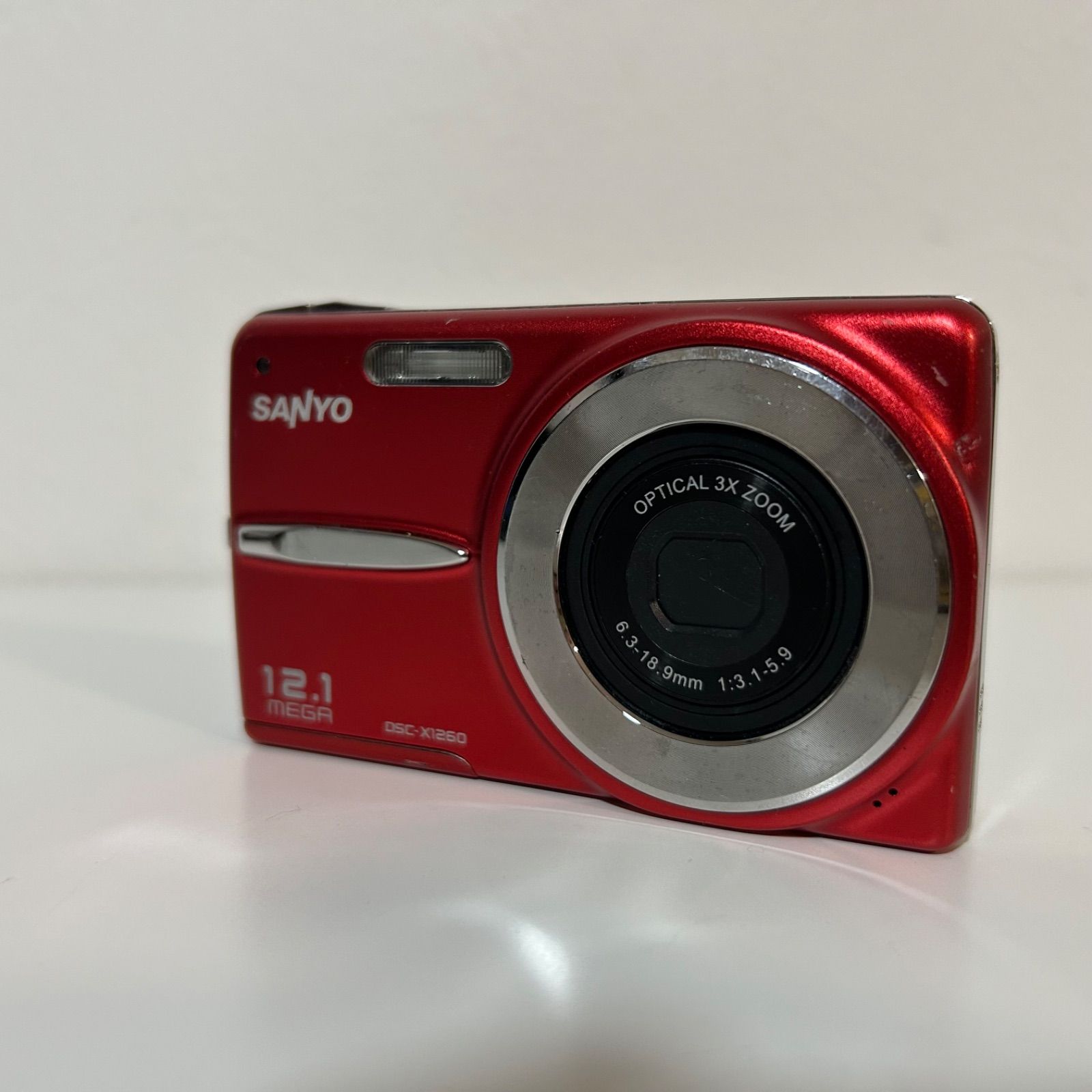 ジャンク品】SANYO DSC-X1260 サンヨー コンパクトデジタルカメラ 