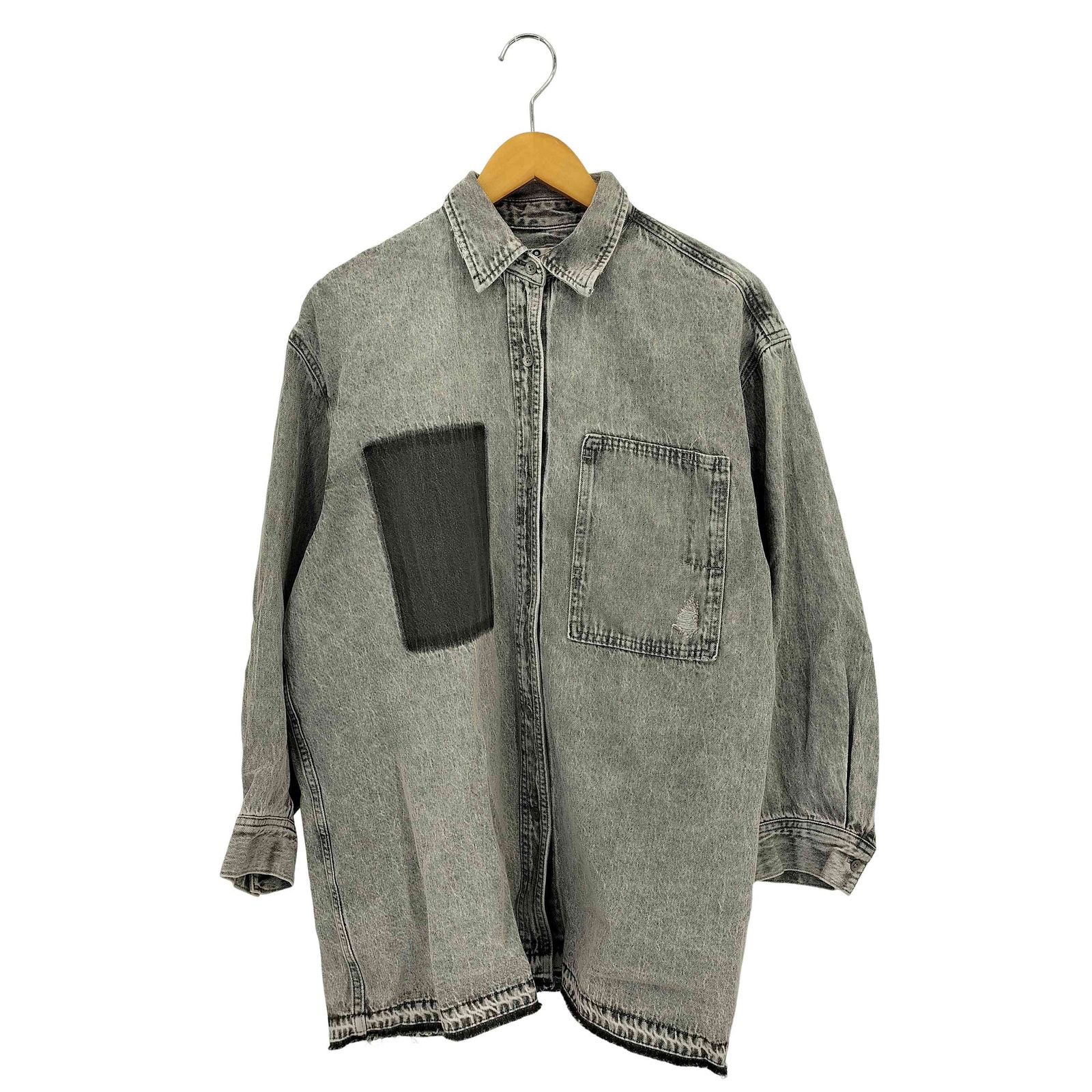 ニコアンド niko and... WORK BIG DENIM SHIRT メンズ FREE - メルカリ