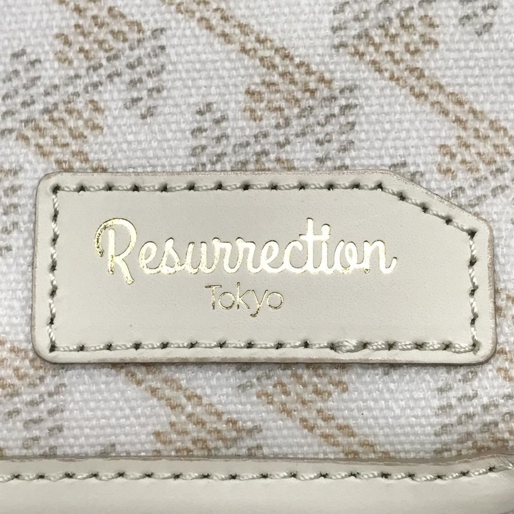 ウエストポーチ 白×ベージュ系