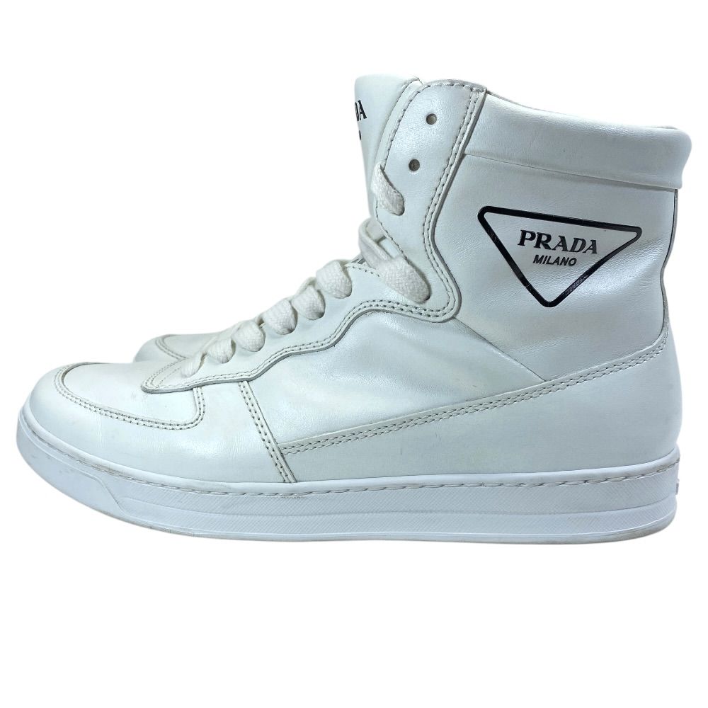 PRADA ハイカット スニーカー 6 1/2
