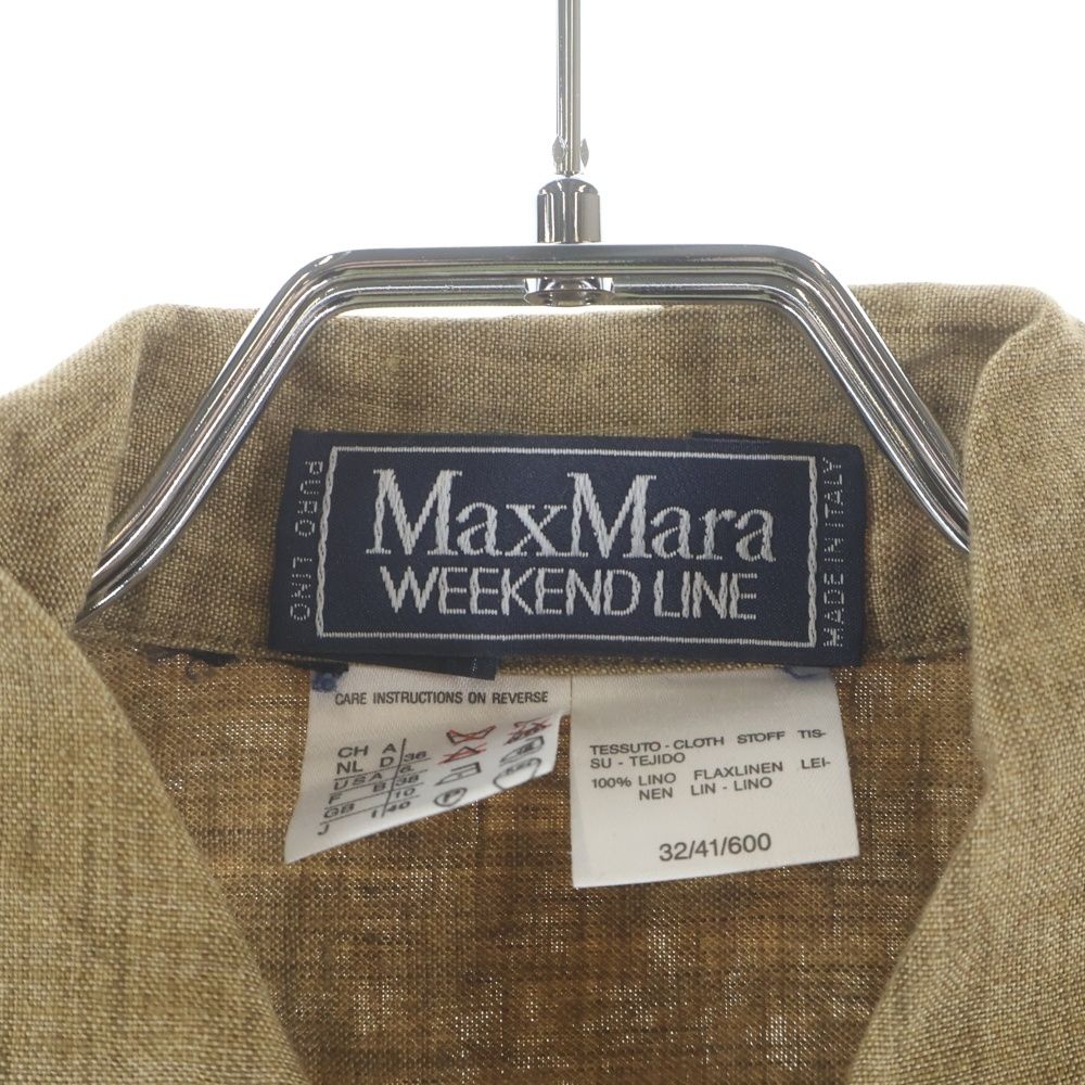 Weekend Max Mara (ウィークエンド マックスマーラ) リネン 半袖