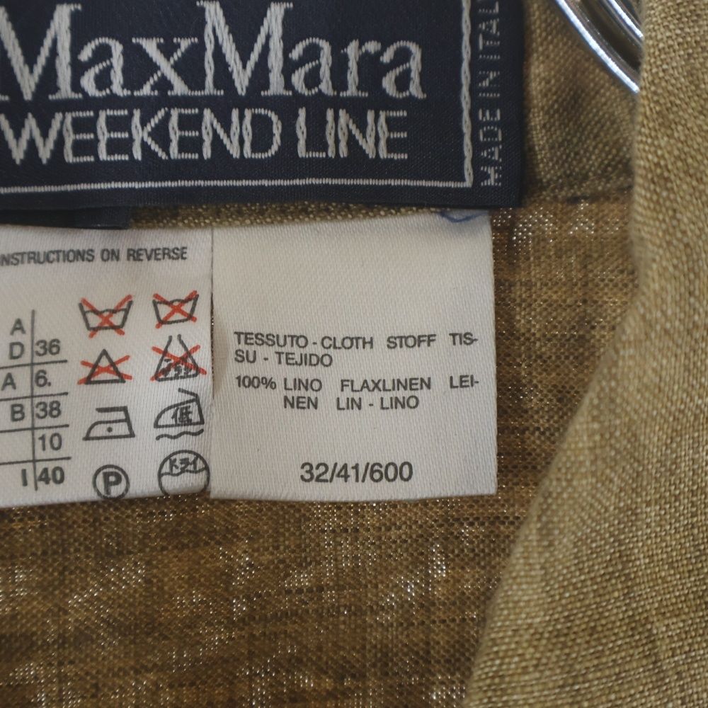 Weekend Max Mara (ウィークエンド マックスマーラ) リネン 半袖