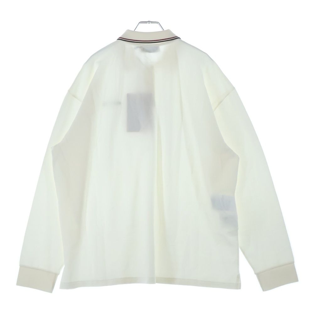 メルカリ市限定値下げ！！　miumiu 24ss ポロシャツ s miumiu (ミュウミュウ) 24SS COTTON LOGO POLO L/S コットンピケ 長袖